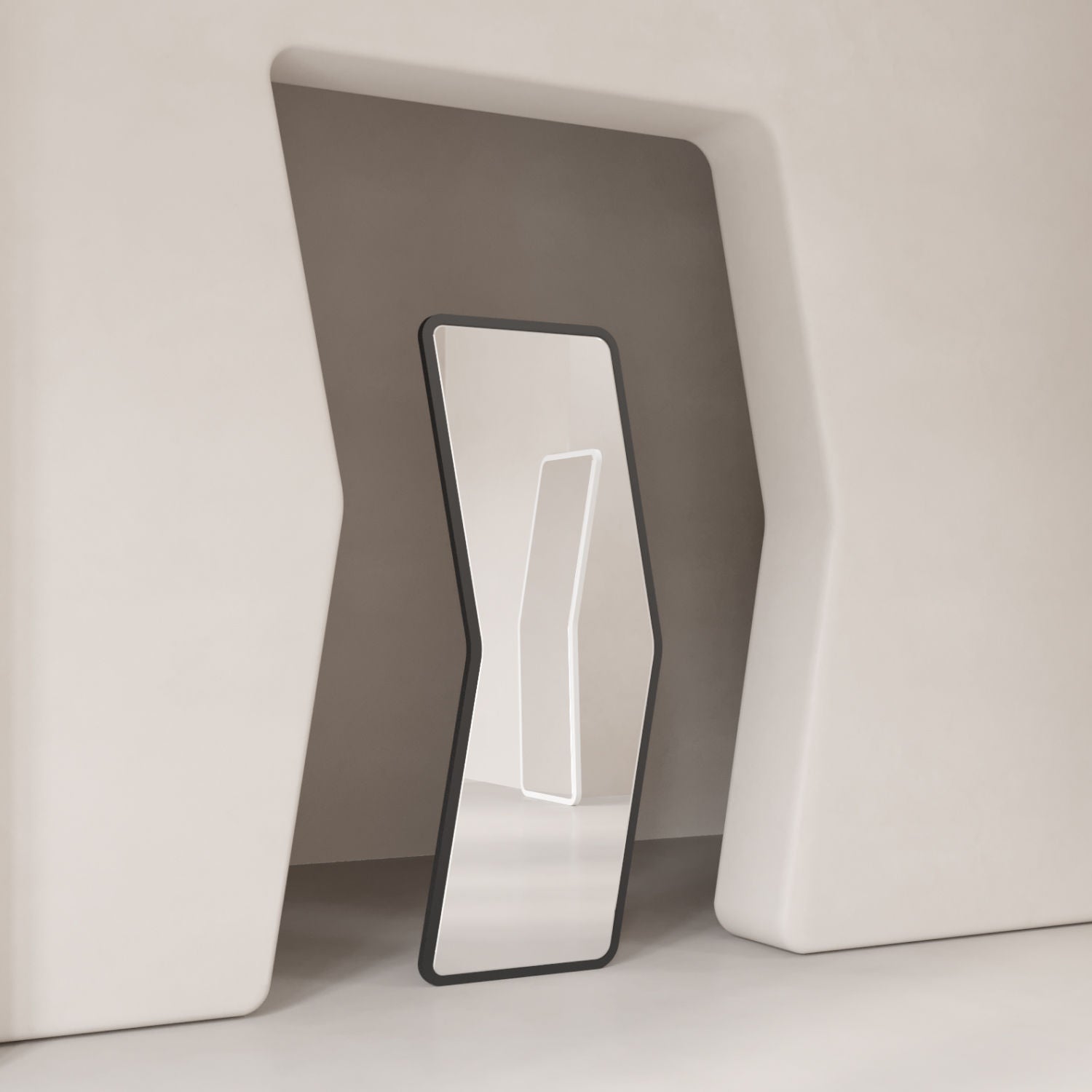 Modern Architectural Mirror for Creative Spaces – Arrow 6