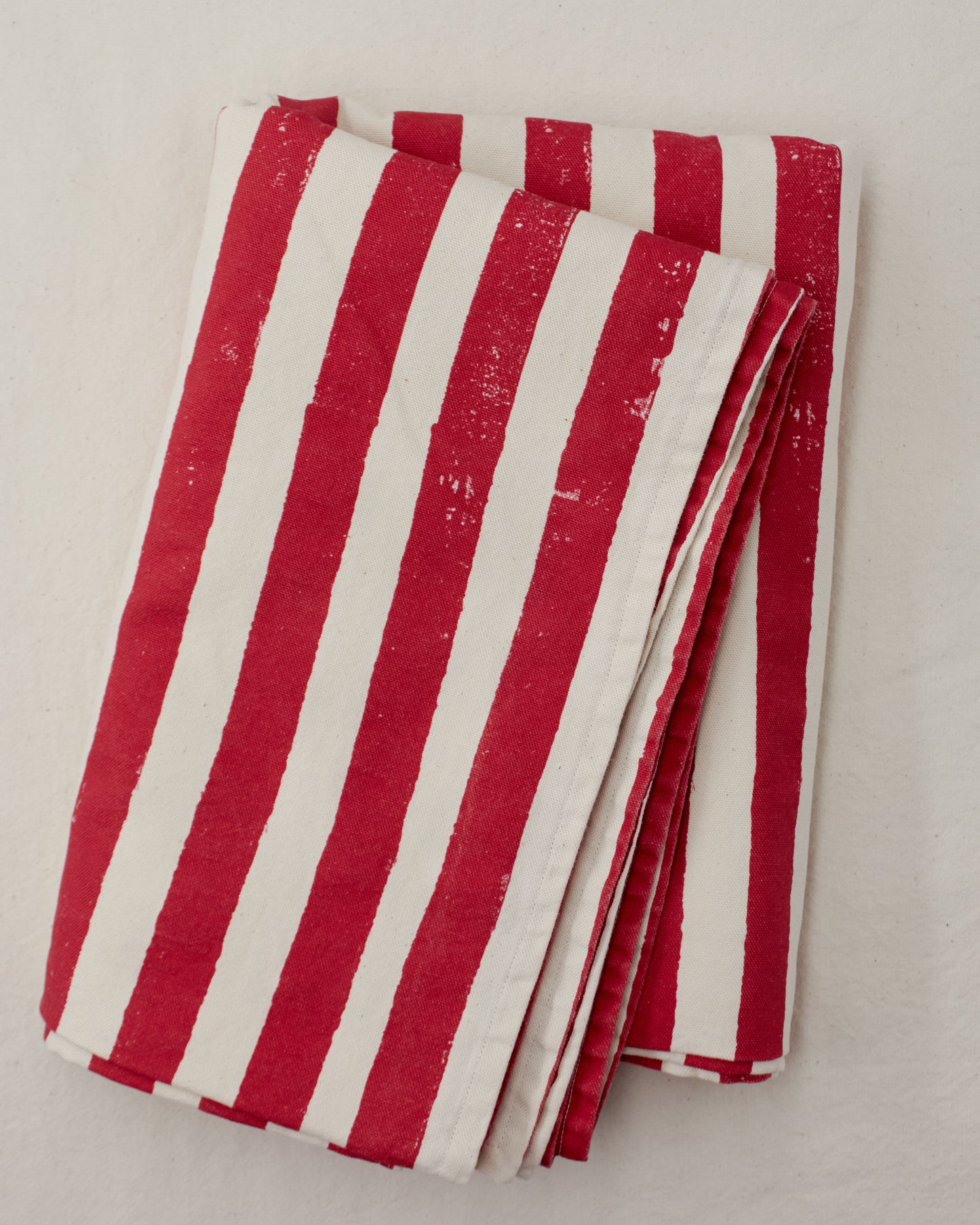 Christmas Red Stripe Tablecloth