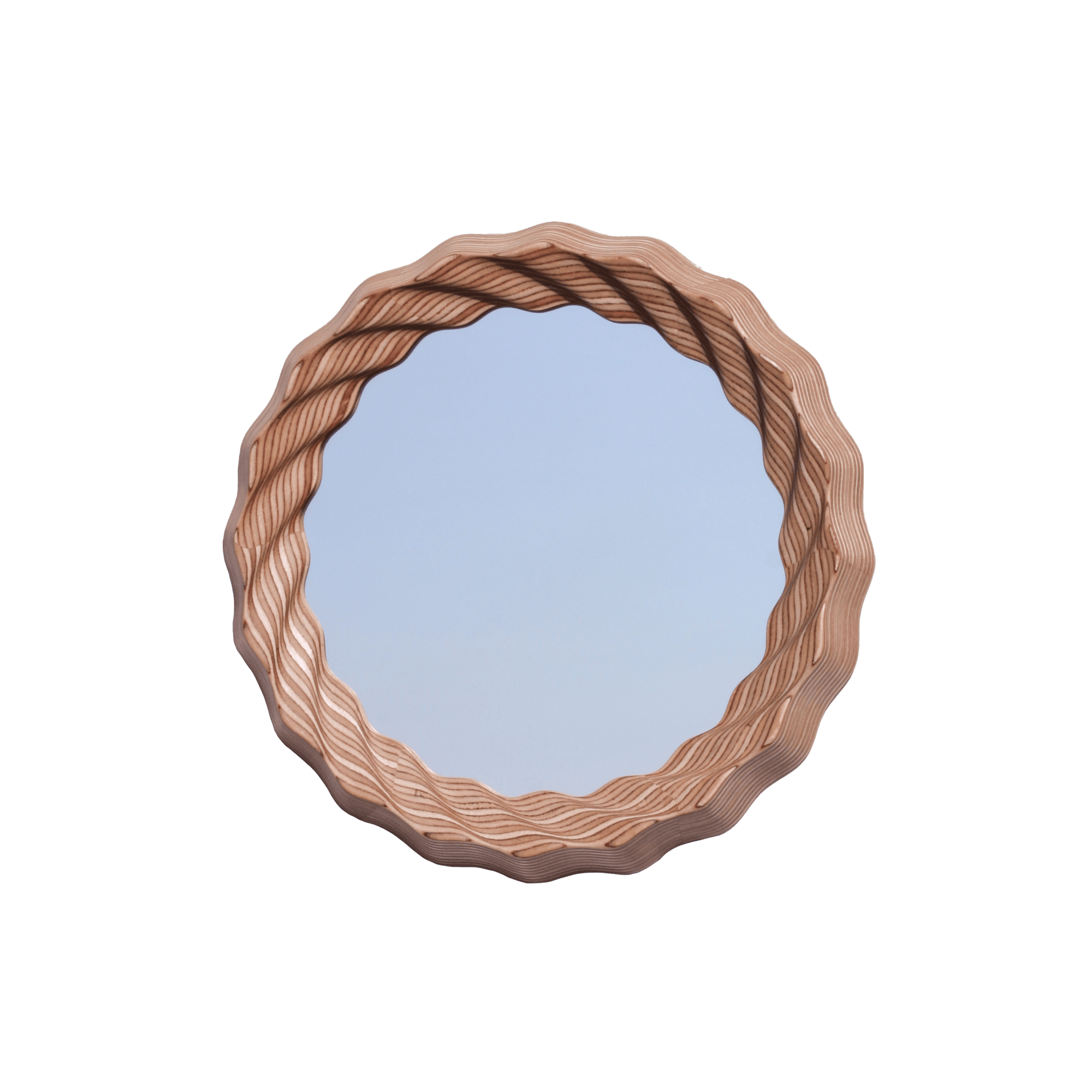 Kruller Porthole Mirror - Birch Plywood