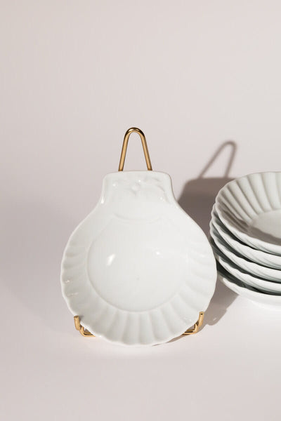 Vintage French Shell Dish by Porcelaine Du Reussy