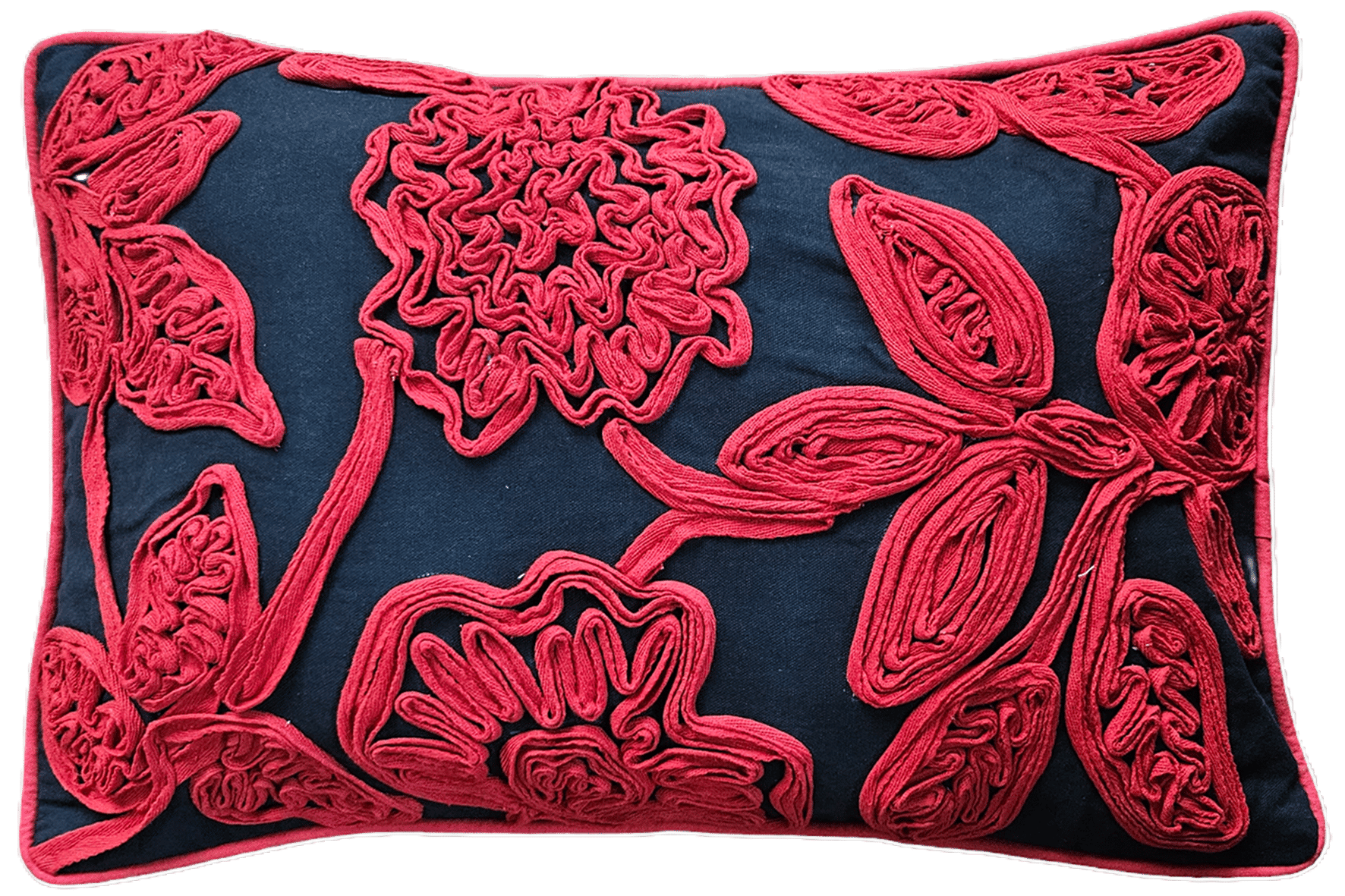 Embroidered Cotton Cushion