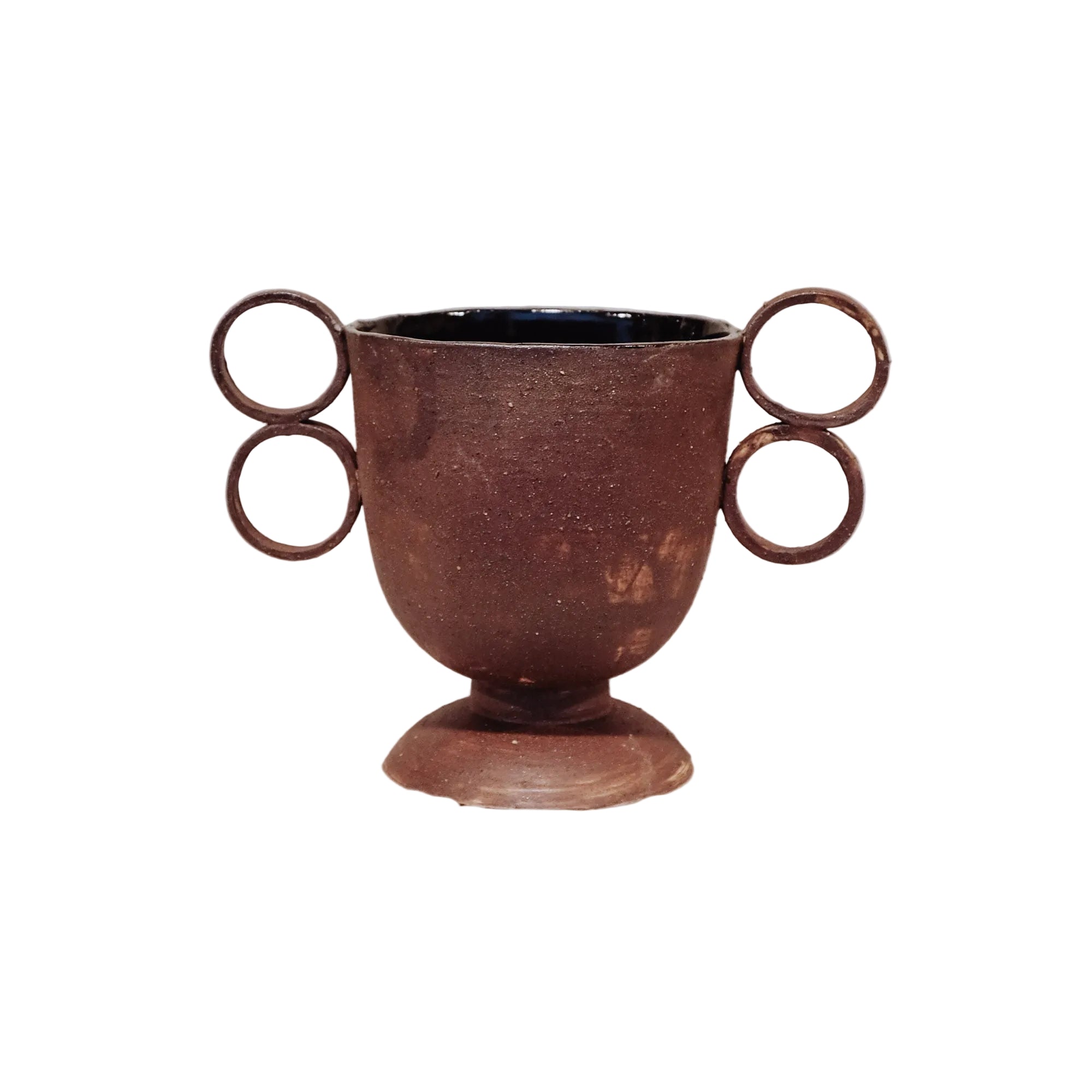 Jackie - Reddish Brown Wild Clay Edition - Goblet/Vase