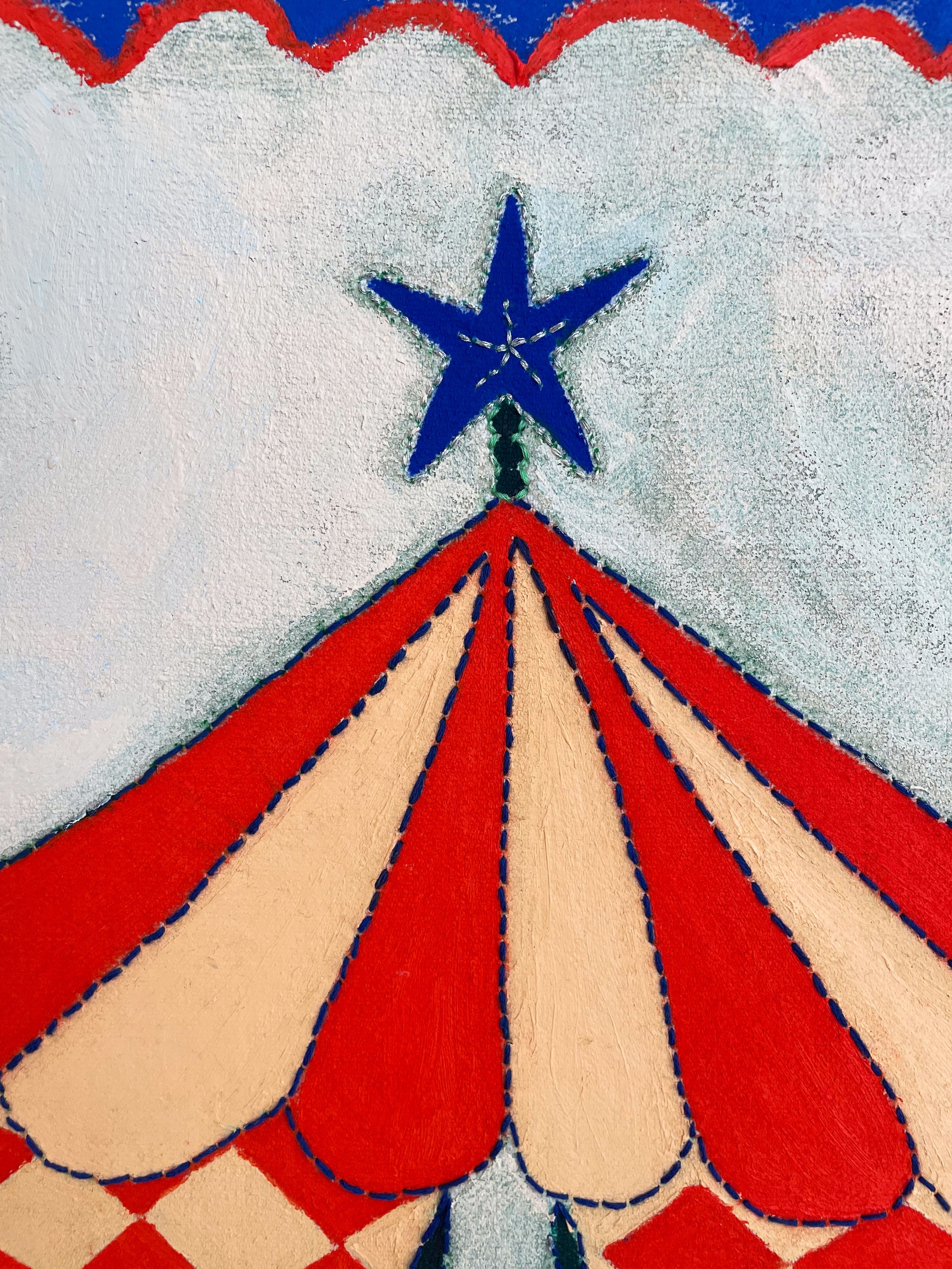 Horses at the Circus, Original Painting