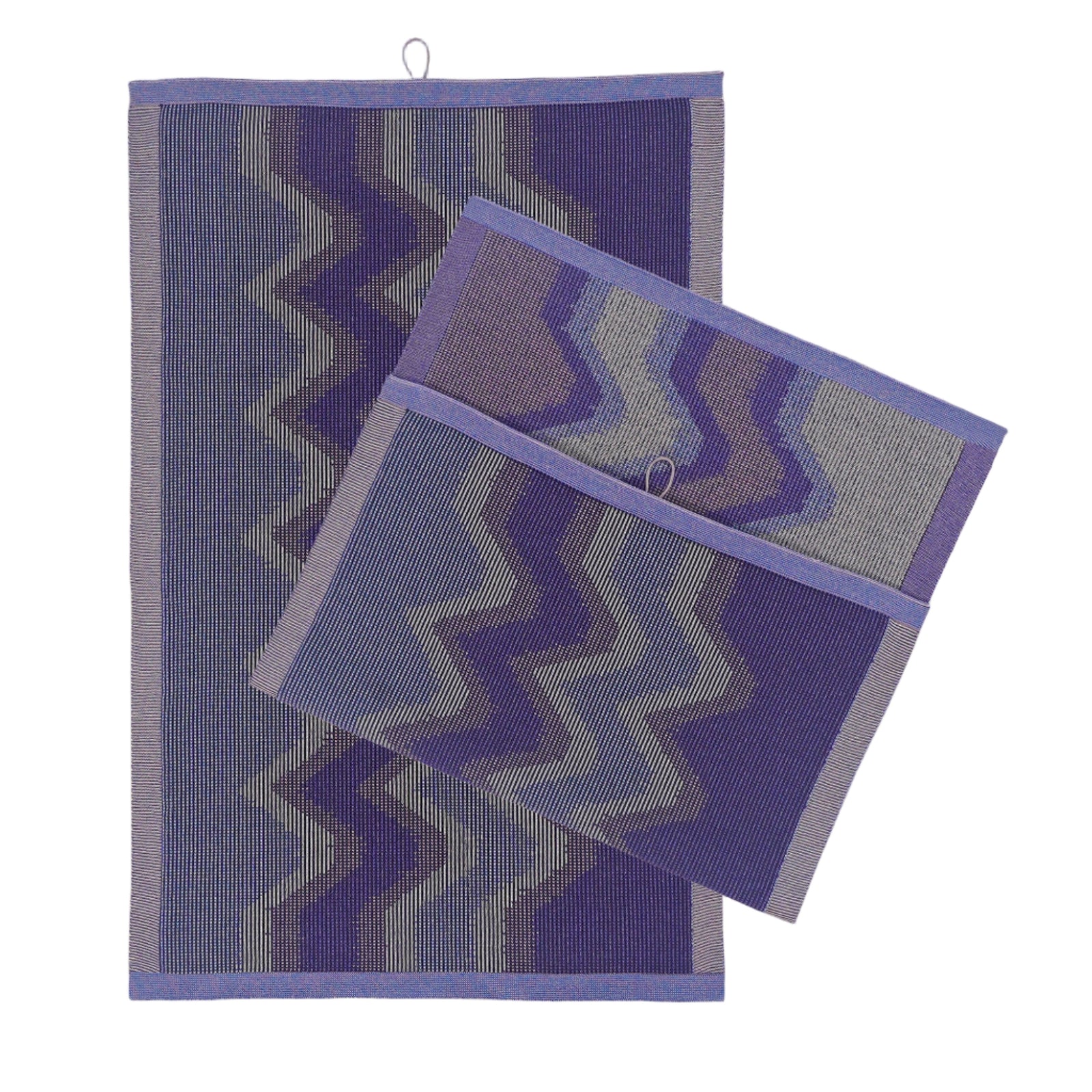Organic Cotton Zig Zag Kitchen Towel
