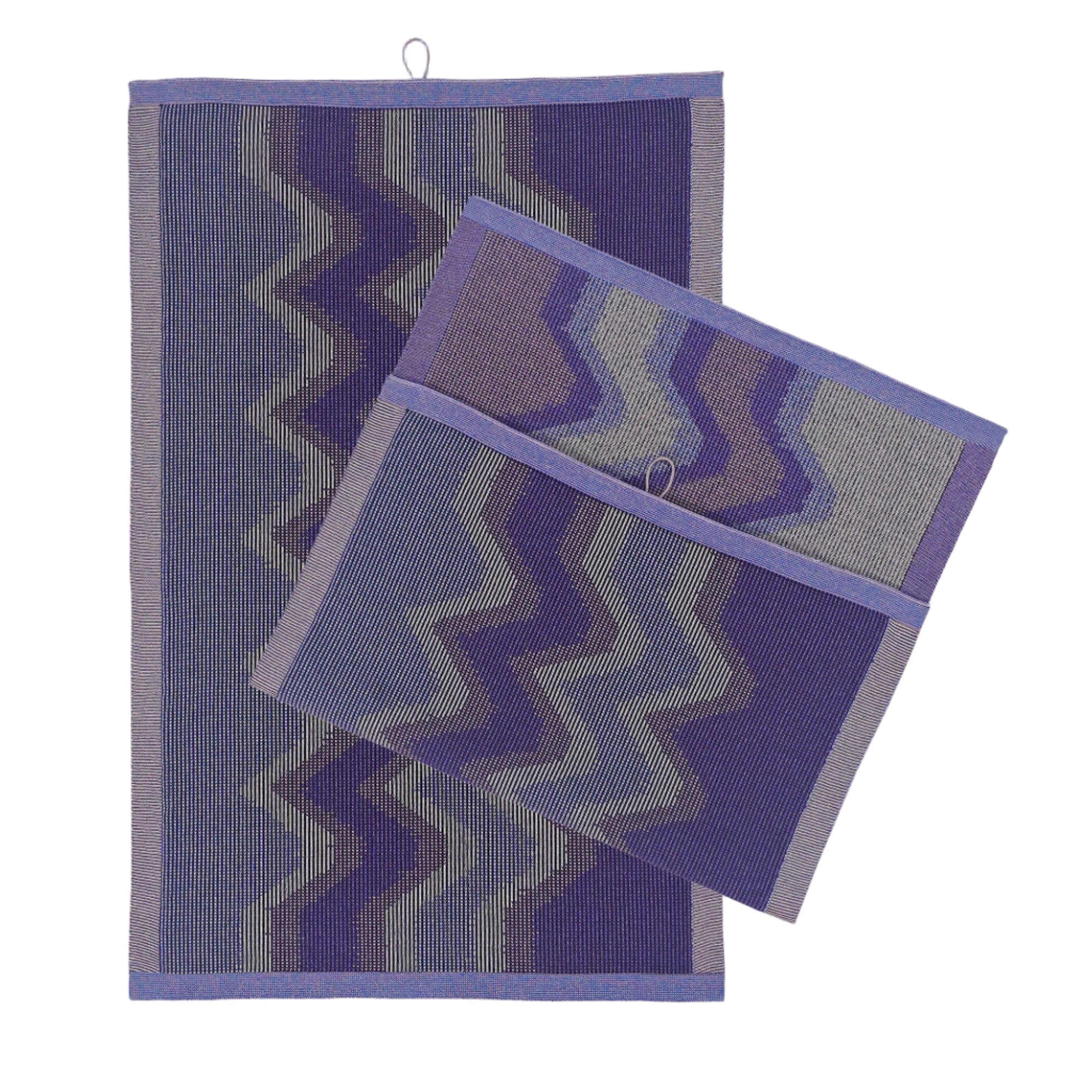 Organic Cotton Zig Zag Kitchen Towel