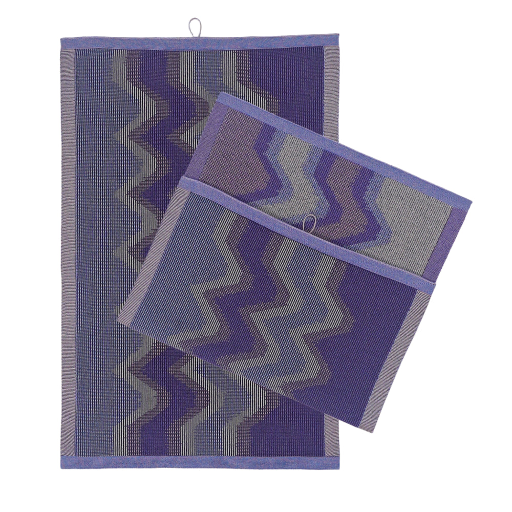 Organic Cotton Zig Zag Kitchen Towel