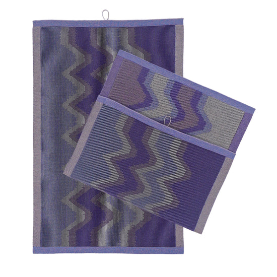 Organic Cotton Zig Zag Kitchen Towel