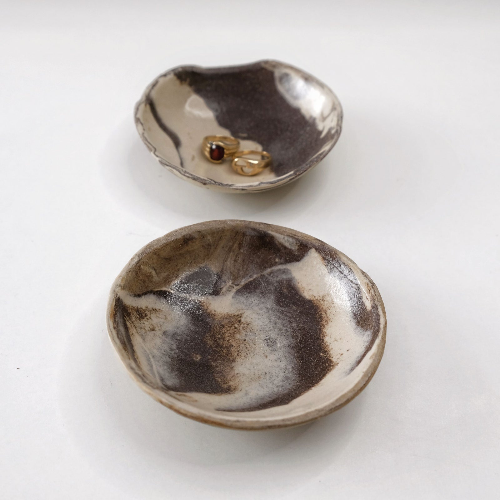 Mieke - Small Nerikomi Ceramic Trinket Set of 2