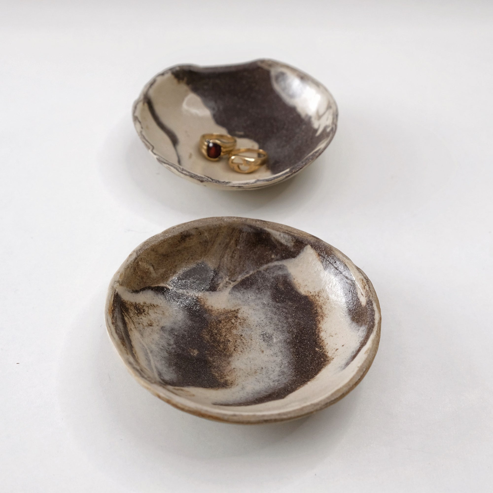Mieke - Small Nerikomi Ceramic Trinket Set of 2