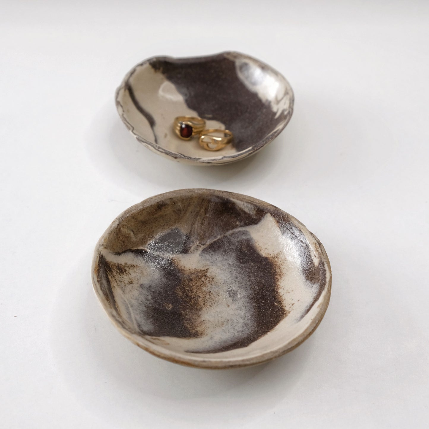 Mieke - Small Nerikomi Ceramic Trinket Set of 2