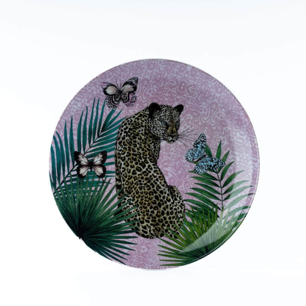 Matthew Williamson Pink Leopard Dining Plate