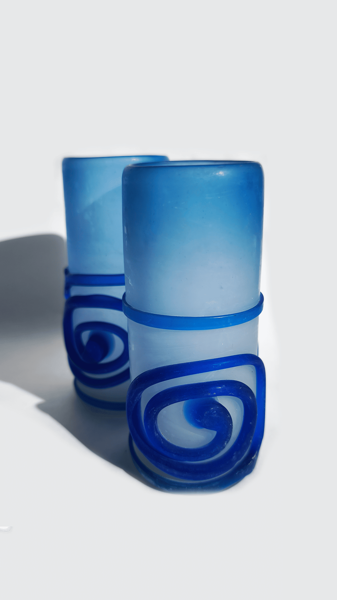 Pair of Spiral Glasses