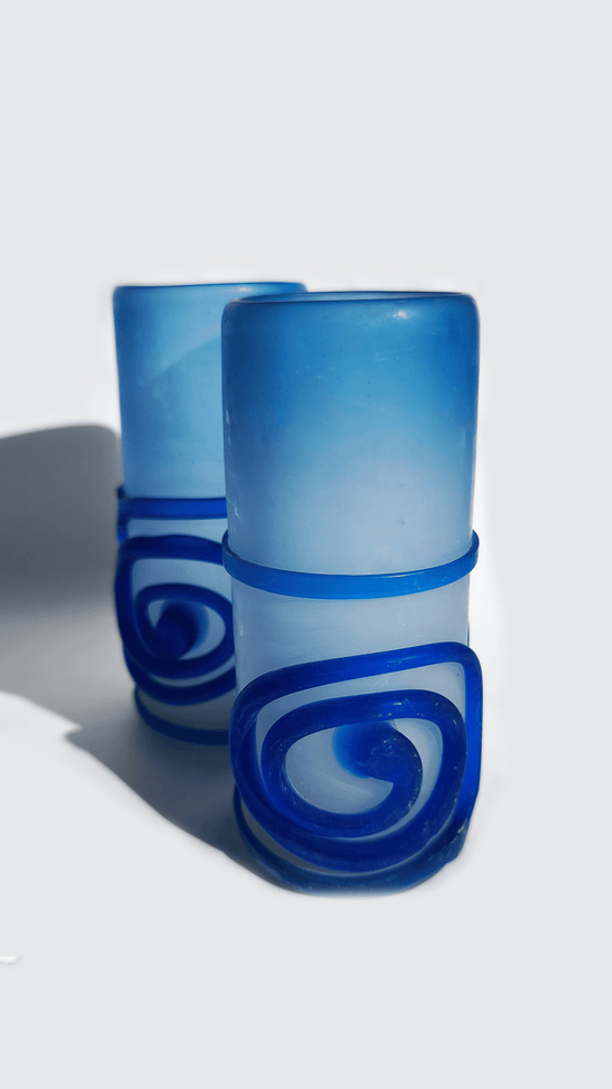 Pair of Spiral Glasses