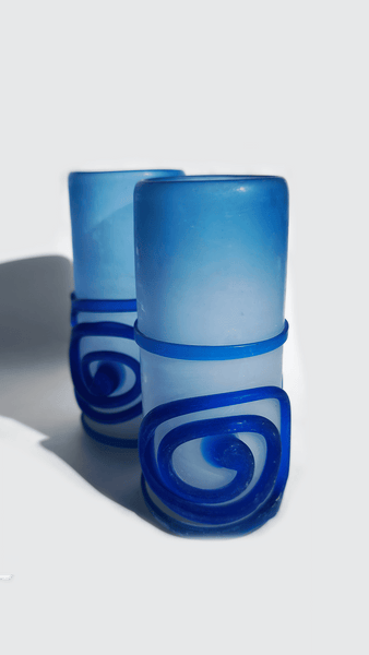 Pair of Spiral Glasses