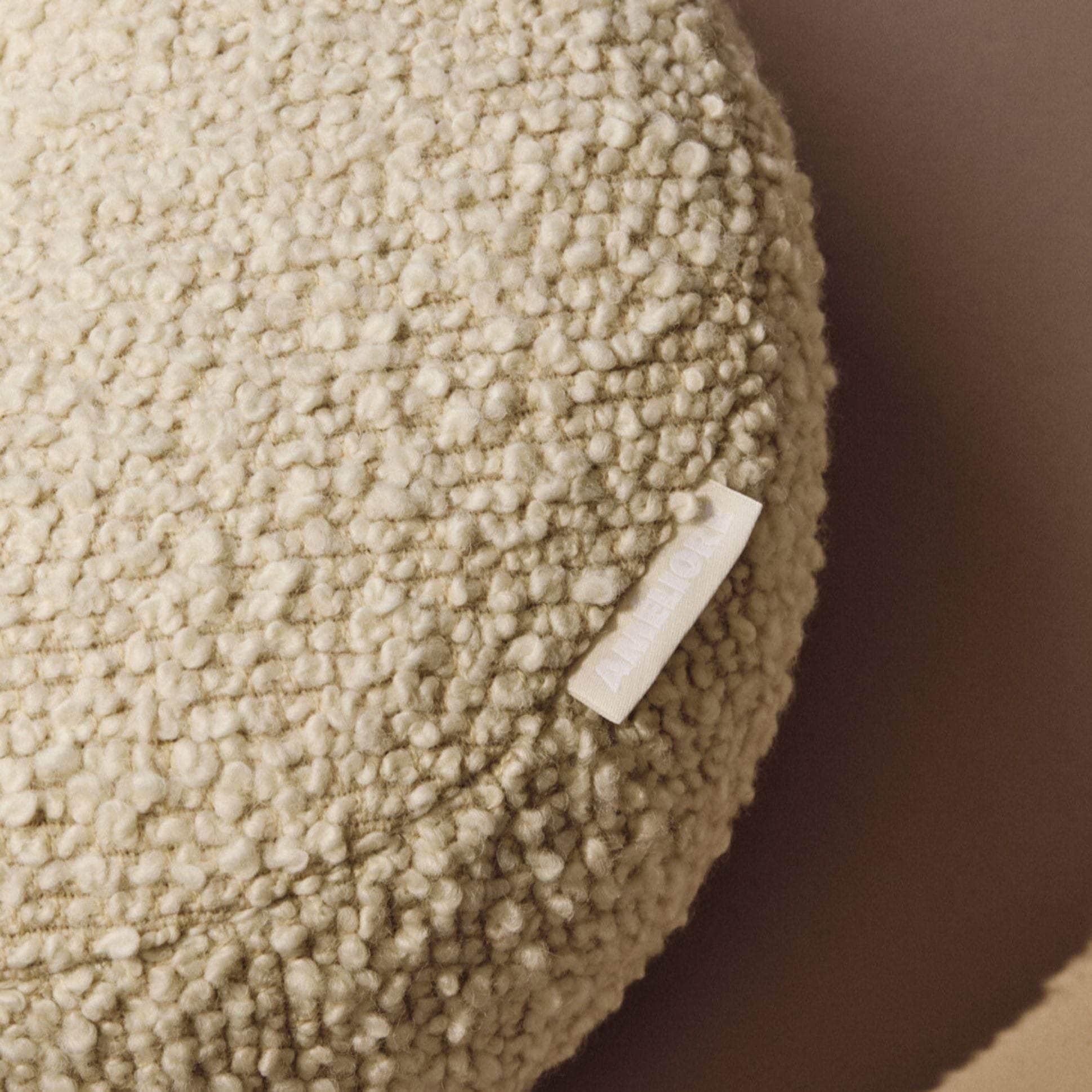 Le Rond - Wool Bouclé Cushion Eggshell