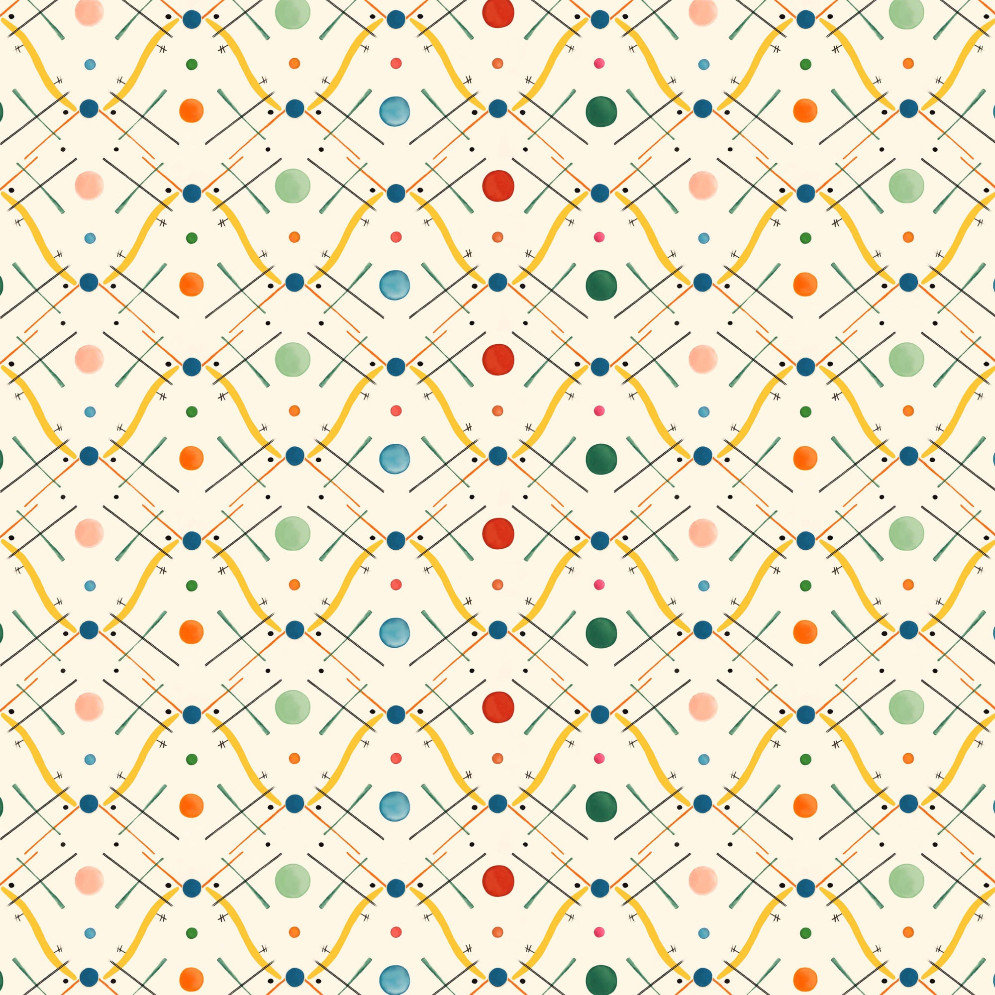 Improvisation Number 1 Wallpaper - Yellow