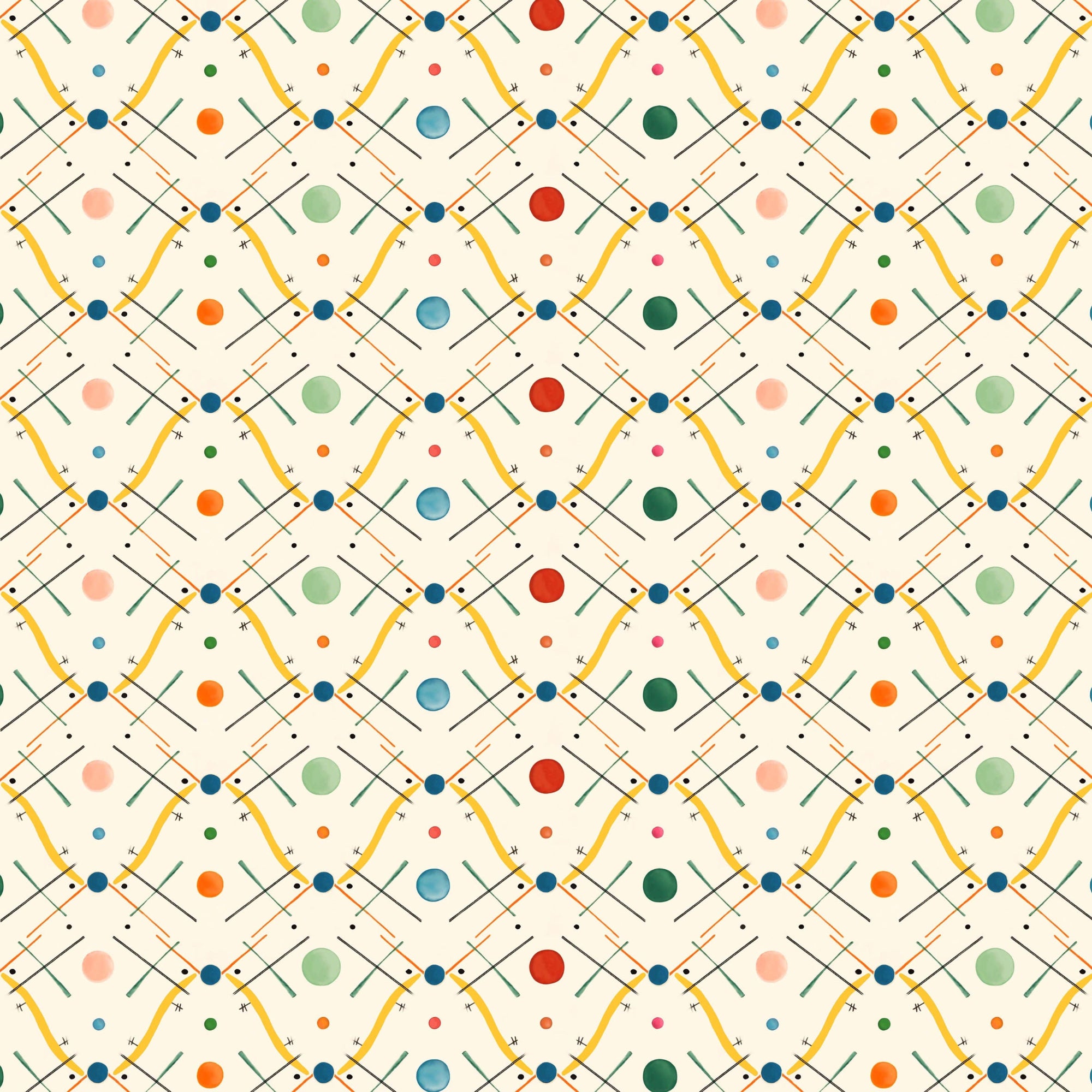 Improvisation Number 1 Wallpaper - Yellow
