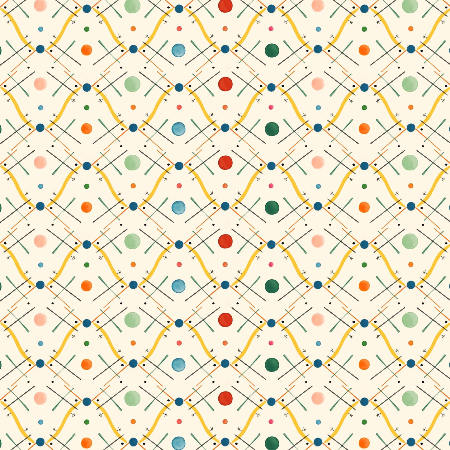 Improvisation Number 1 Wallpaper - Yellow