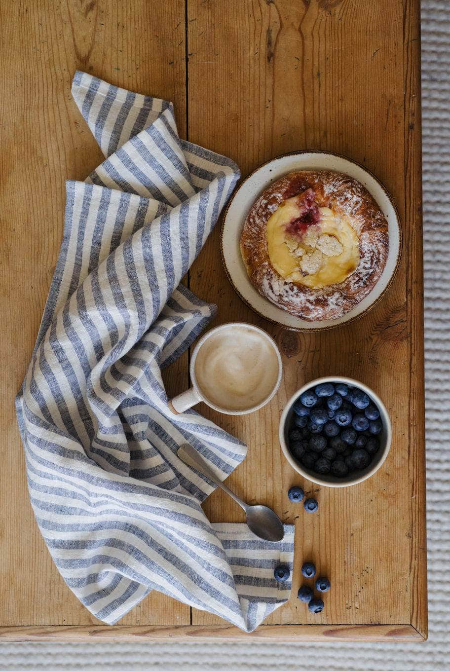 Linen Stripe Tea Towel