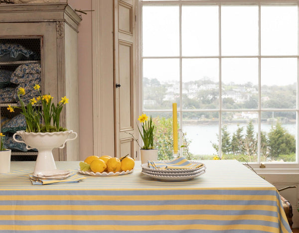 Large Linen Tablecloth in Trianon