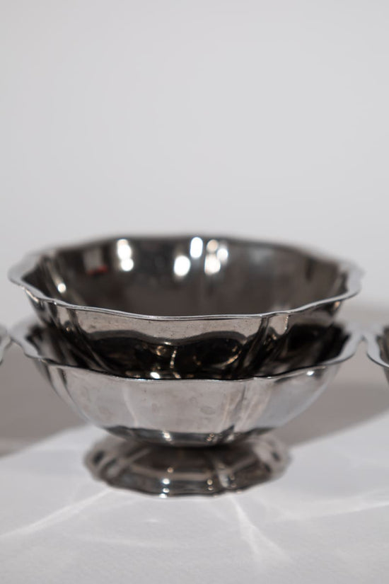 Vintage French Adorned Silver Coupes