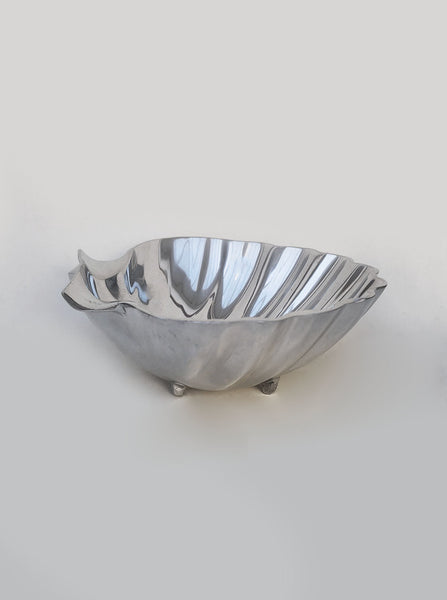 Vintage Large  Brass Shell Dish
