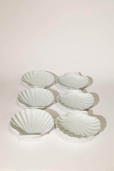 Vintage Porcelain Shell Plate by CNP France