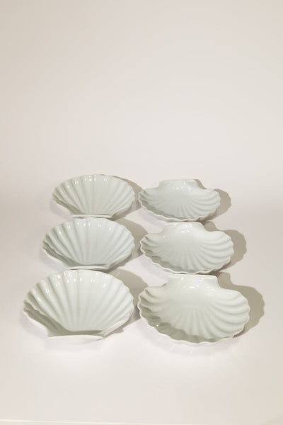 Vintage Porcelain Shell Plate by CNP France