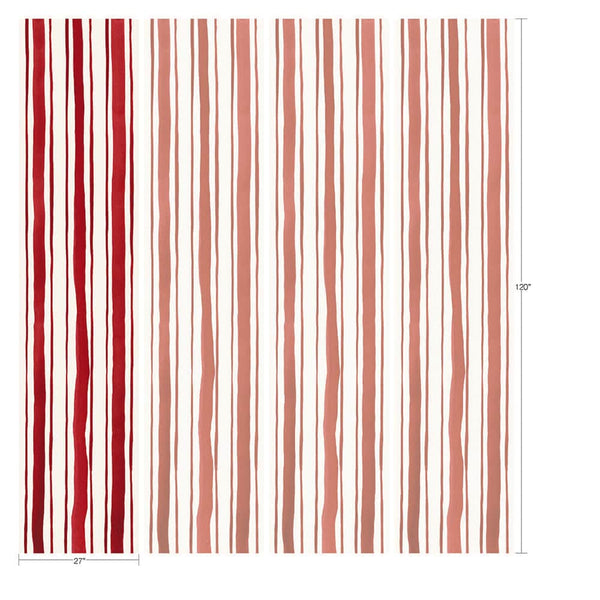 Scarlet Stripe Wallpaper