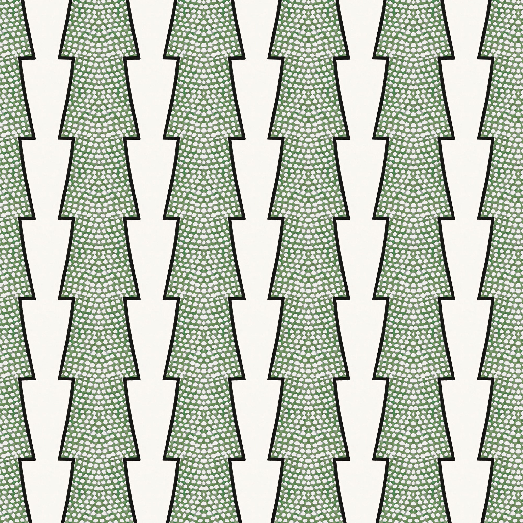 Spot and Arrow Wallpaper - Green