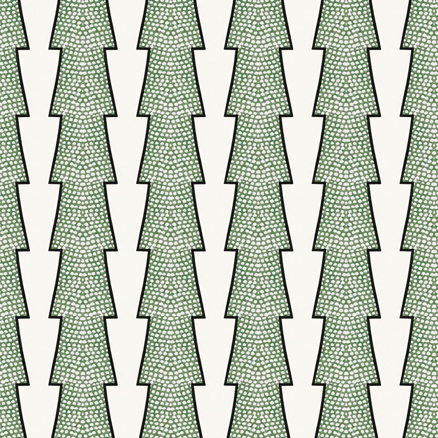 Spot and Arrow Wallpaper - Green