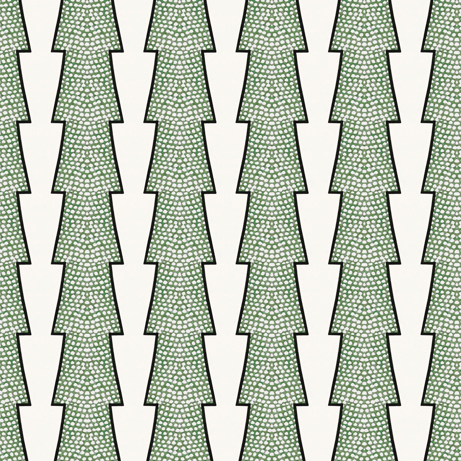 Spot and Arrow Wallpaper - Green