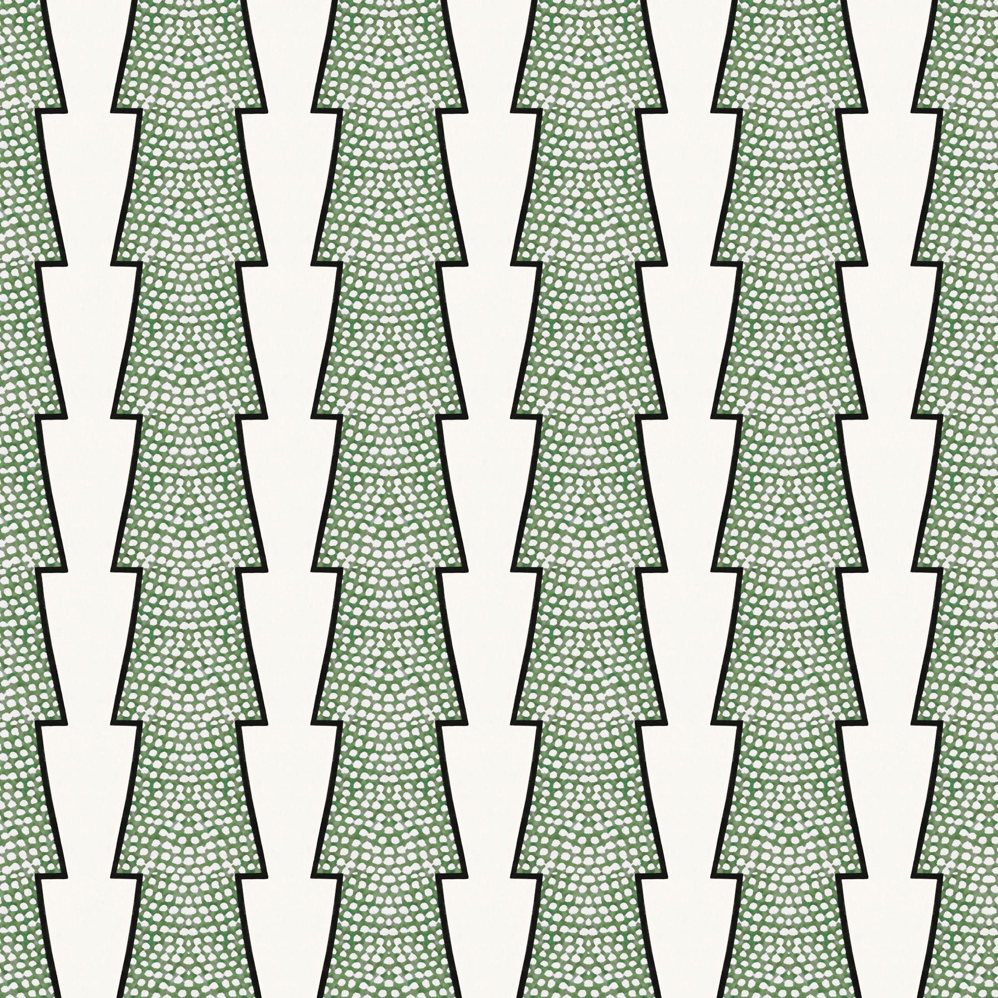 Spot and Arrow Wallpaper - Green