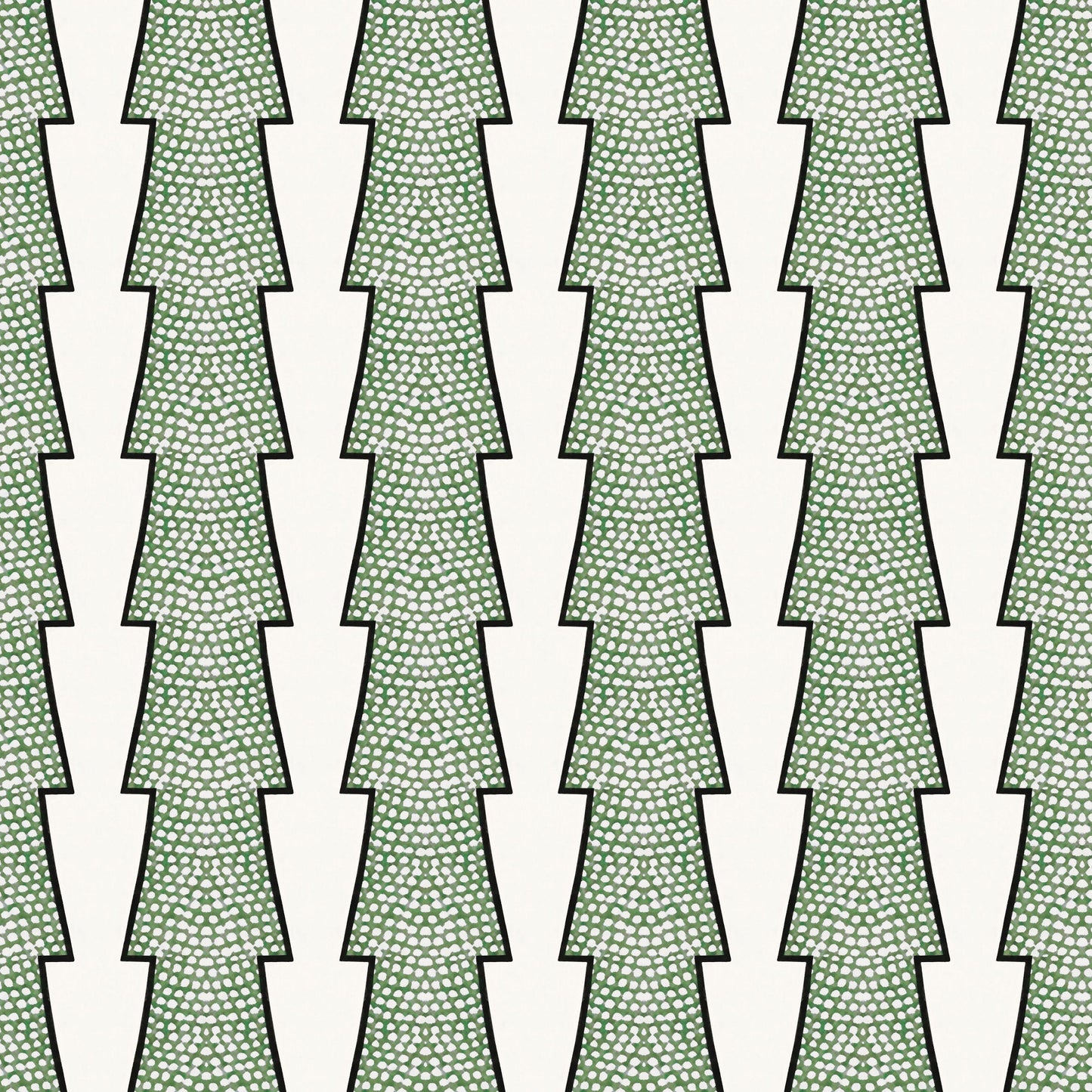 Spot and Arrow Wallpaper - Green