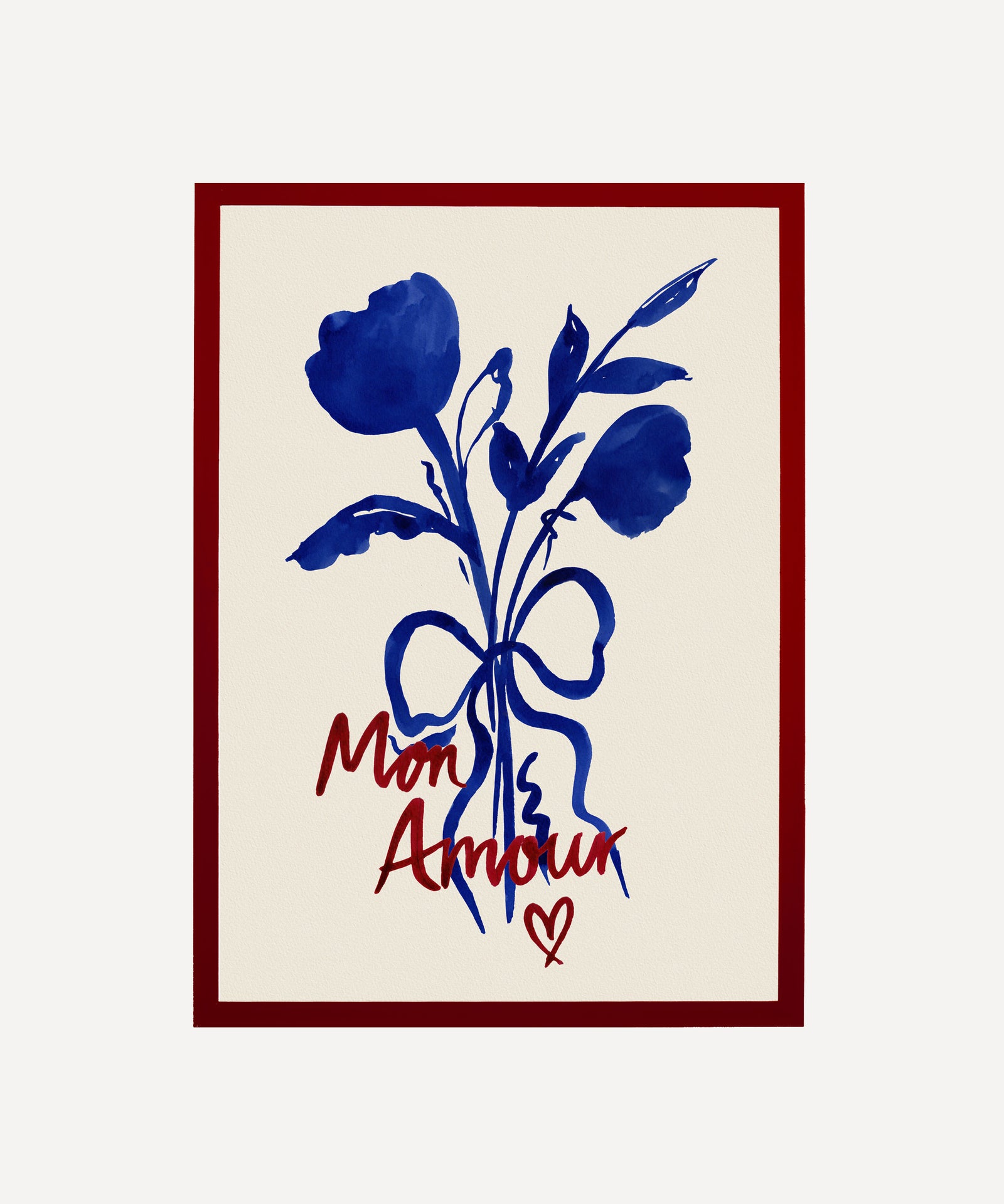 Mon Amour (My Love)- French Love Art Print