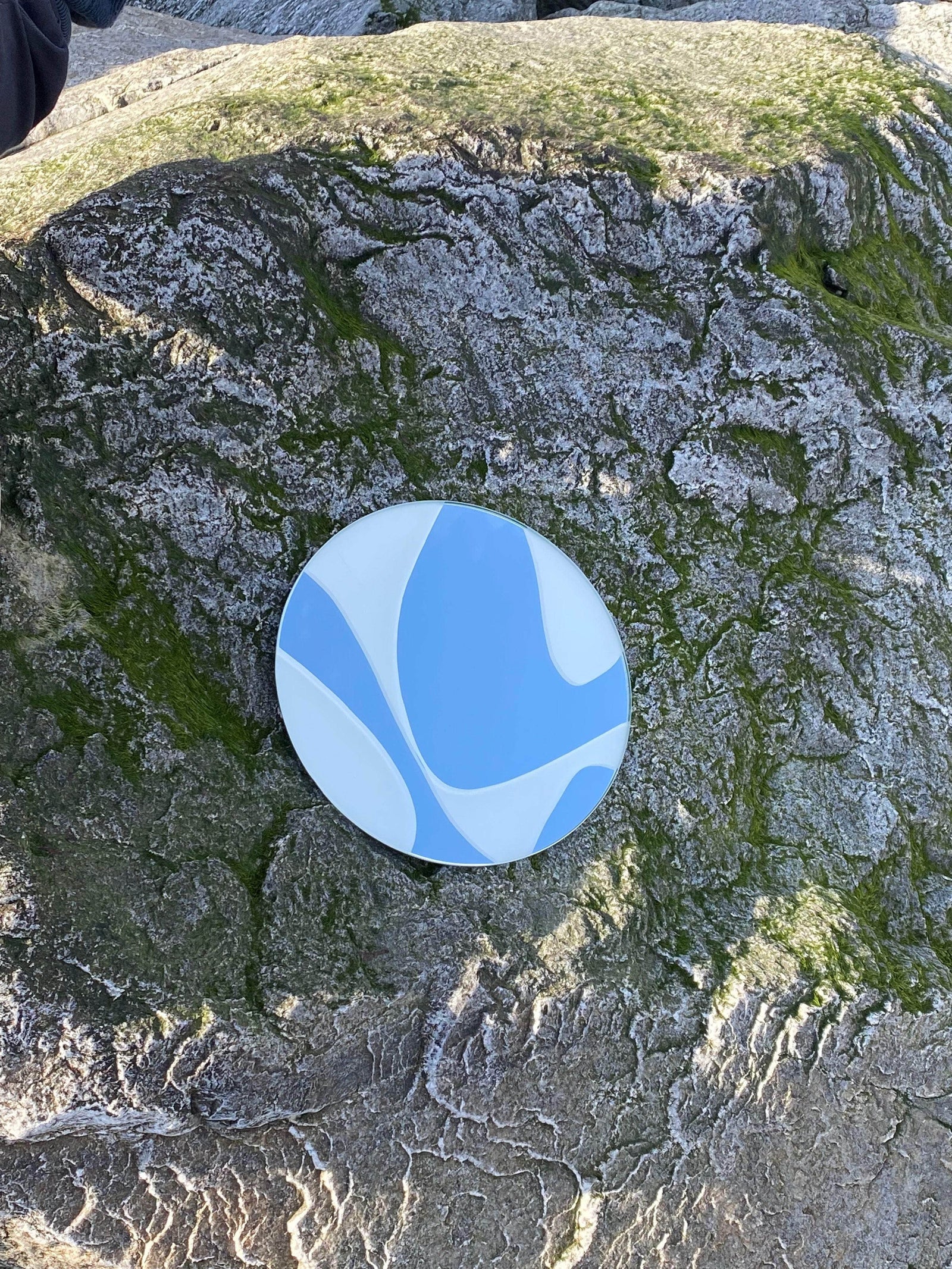 Curves' Frosted Mirror