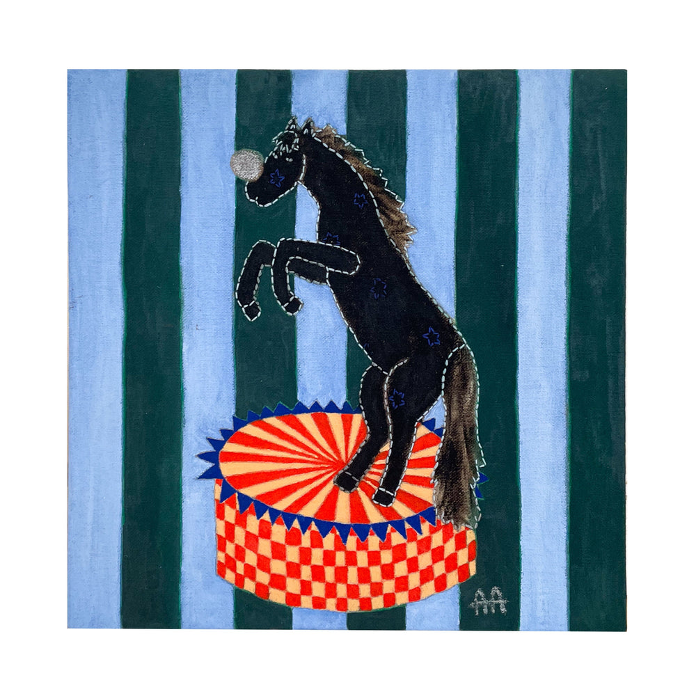 Striped Horse One, Original Painting