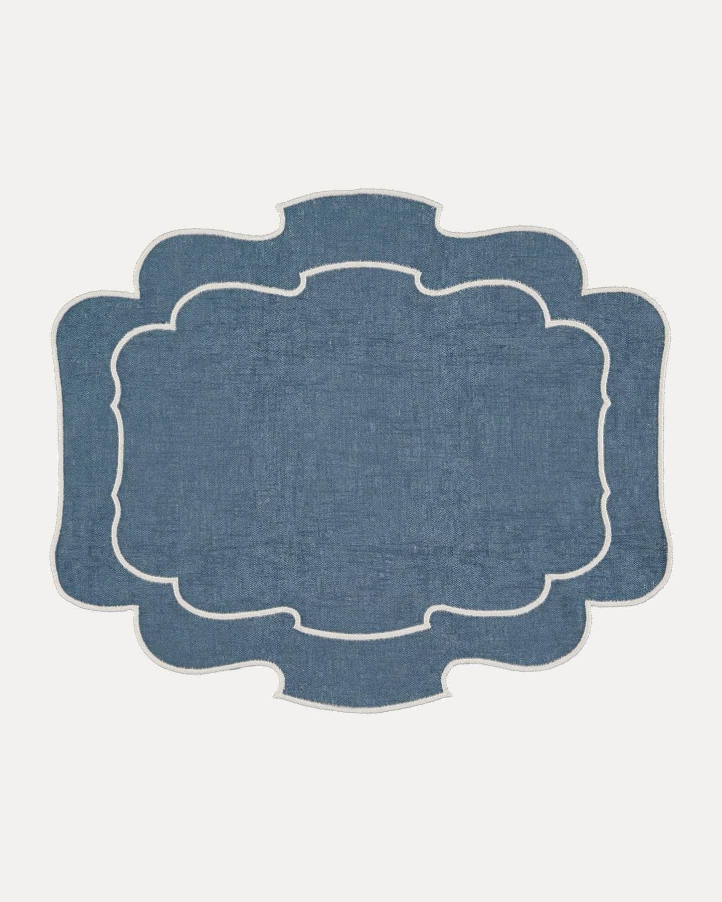 Belmonte Placemar, Blue with White