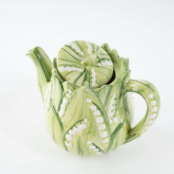 Lily of The Valley Hand-Painted Tea Pot