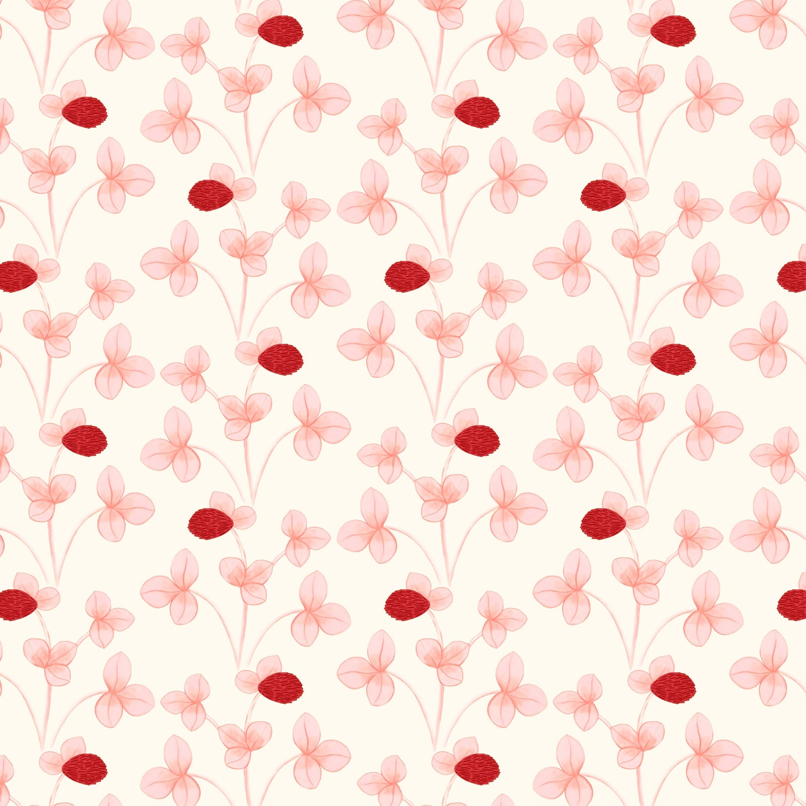 Chintz Constance Wallpaper - Pink