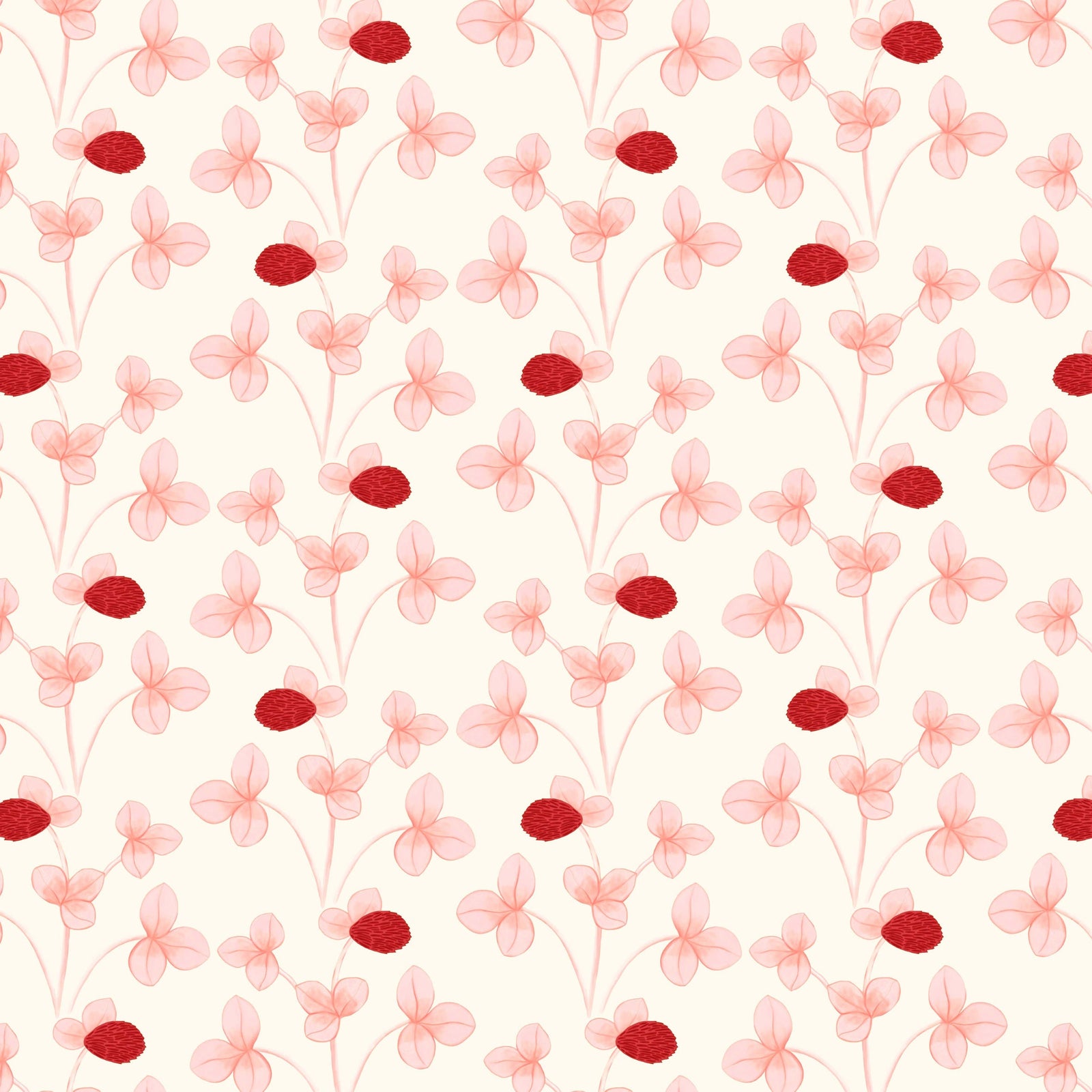 Chintz Constance Wallpaper - Pink
