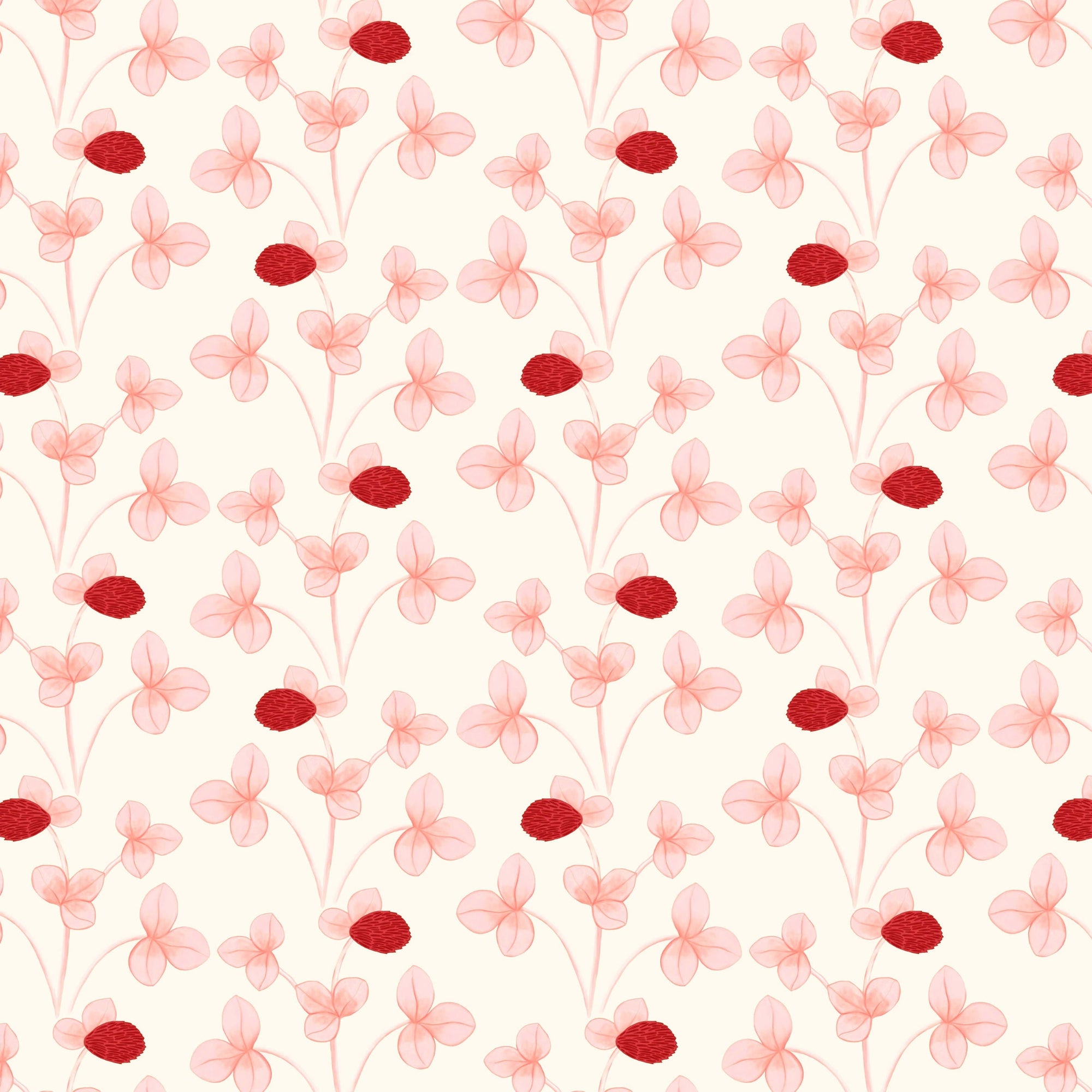 Chintz Constance Wallpaper - Pink