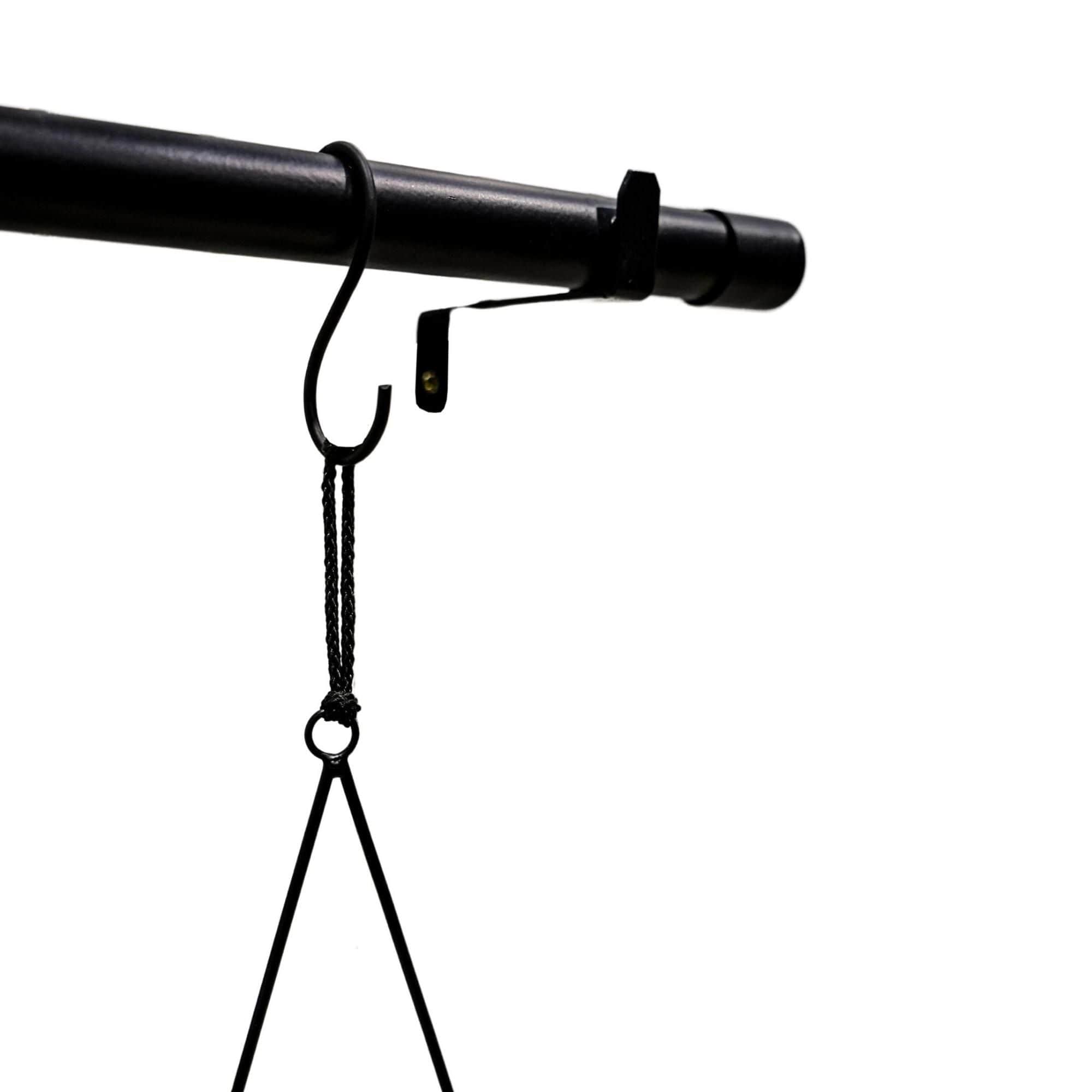 Linear Hanging Planters Black and Gold