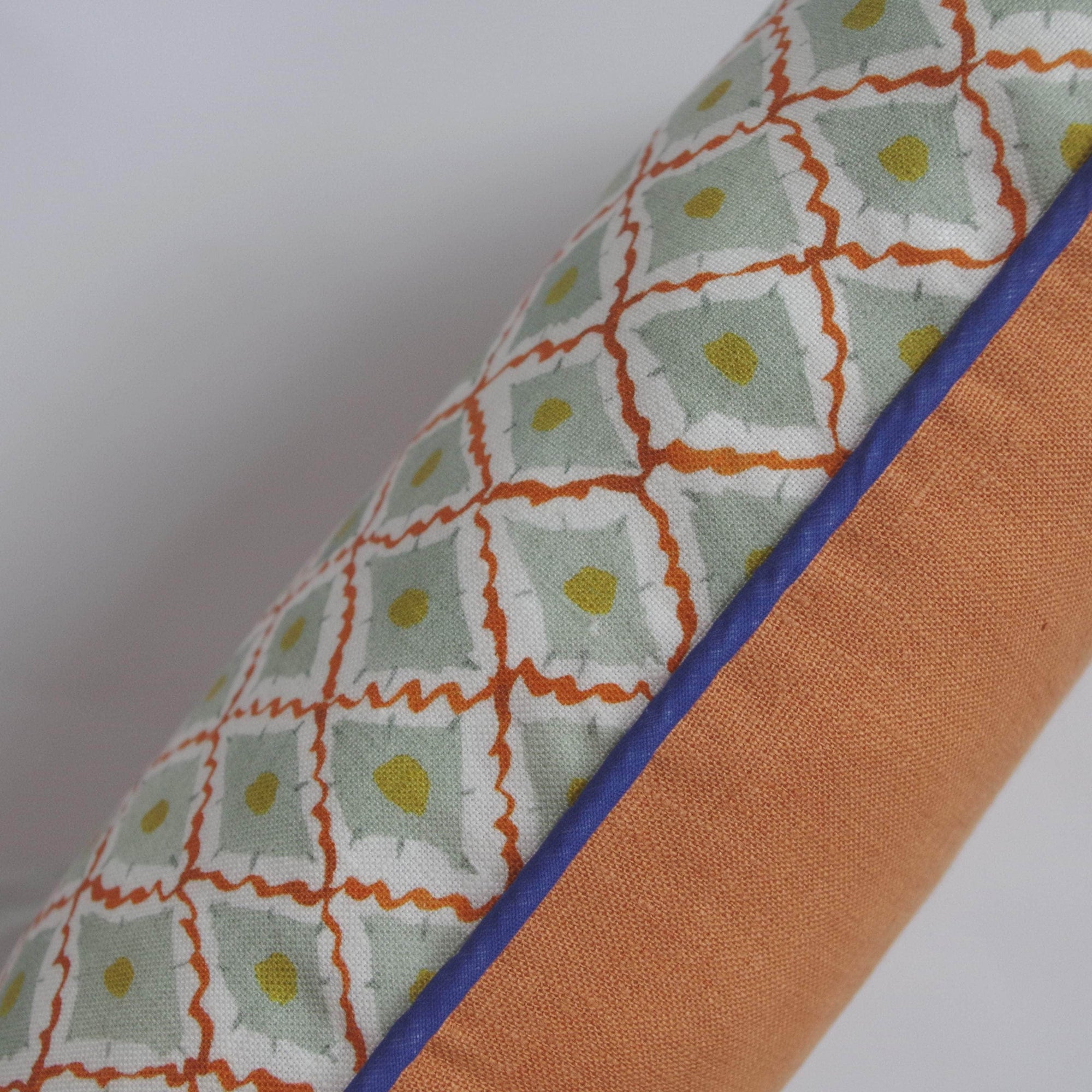 Printed Red Diamonds Cushion