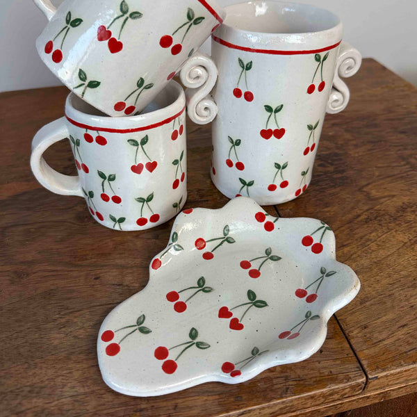 Cherry Amour Heart Spoon Rest