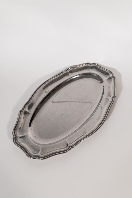 Vintage Adorned Silver Tray