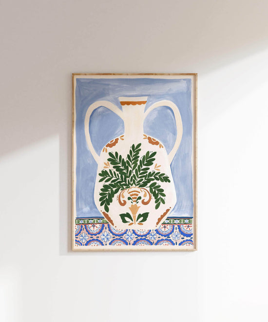'Frondly Vase' Print