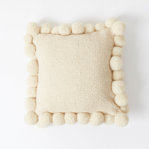 Valle Pom Pom Cushion / Square