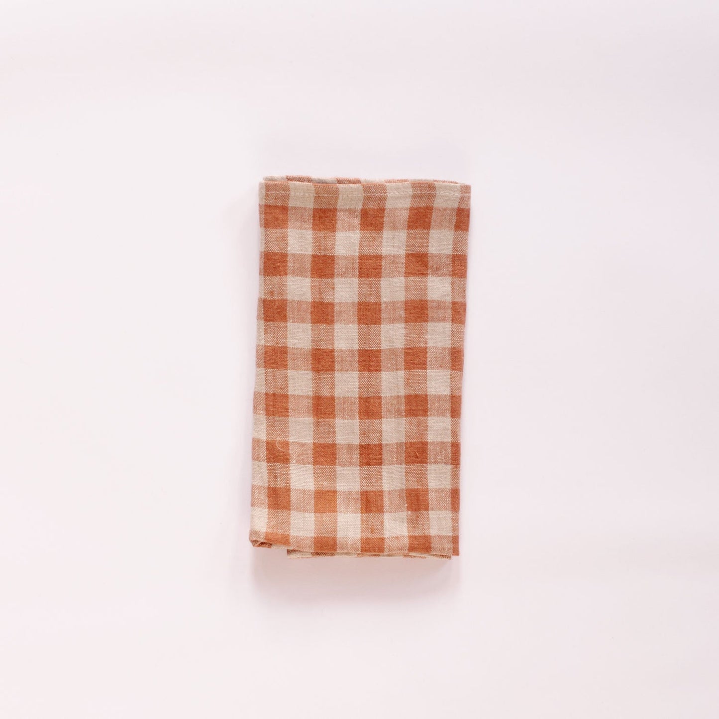 Linen Napkins - Rose Gingham (Set of 2)
