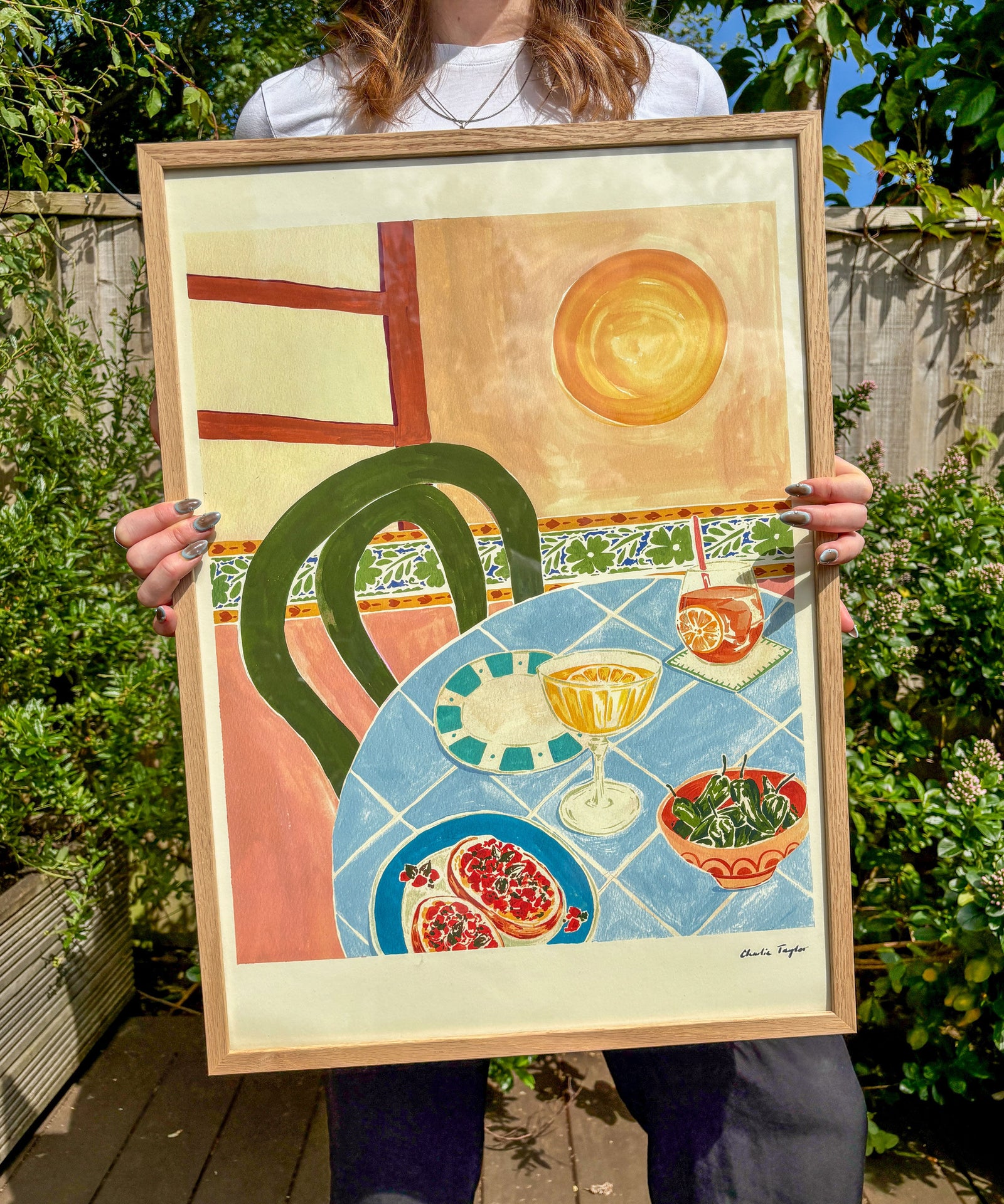 'Tapas Sunset' Print